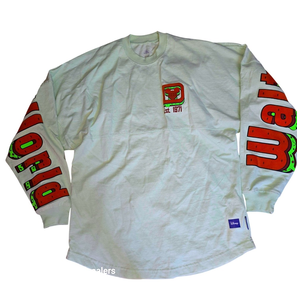 Disney Spirit Jersey Walt Disney World Mickey Ice Cream Sandwich Mint Green XS